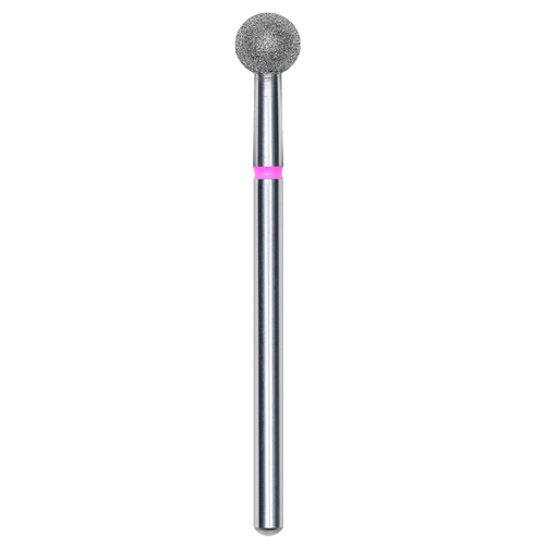 DIAMOND NAIL DRILL BIT, "BALL", RED, HEAD DIAMETER 5MM (FA01R050) - STALEKS™
