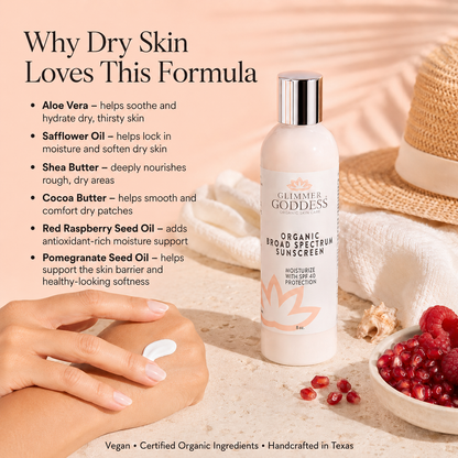 Organic Reef-Safe Sunscreen – Broad Spectrum SPF 40